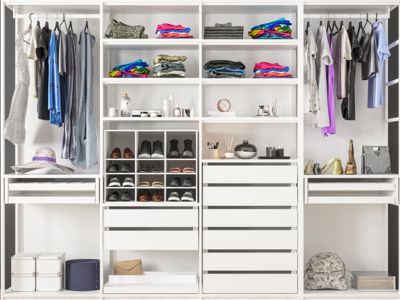 Organized Bedroom Closet