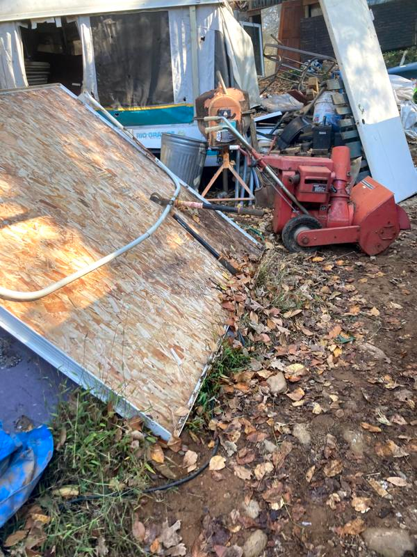 Picture of junk NJR removed in Oxford Connecticut